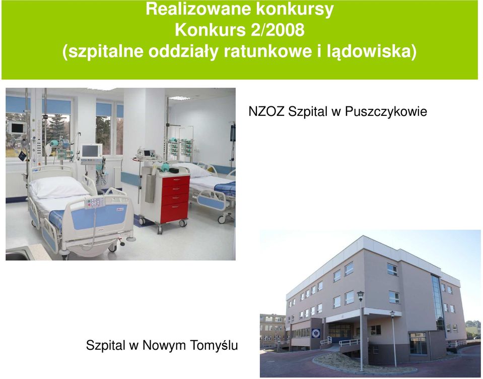 ratunkowe i lądowiska) NZOZ