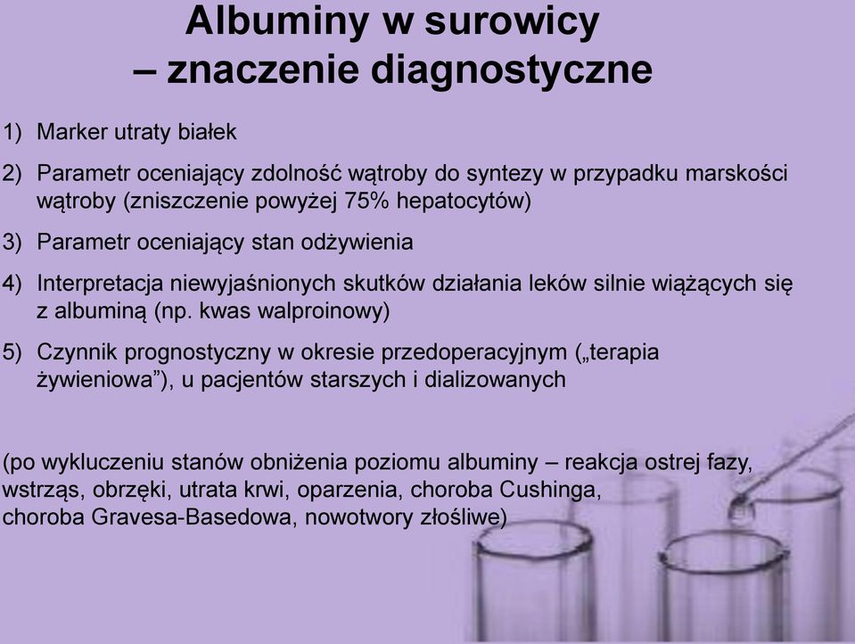 albuminą (np.