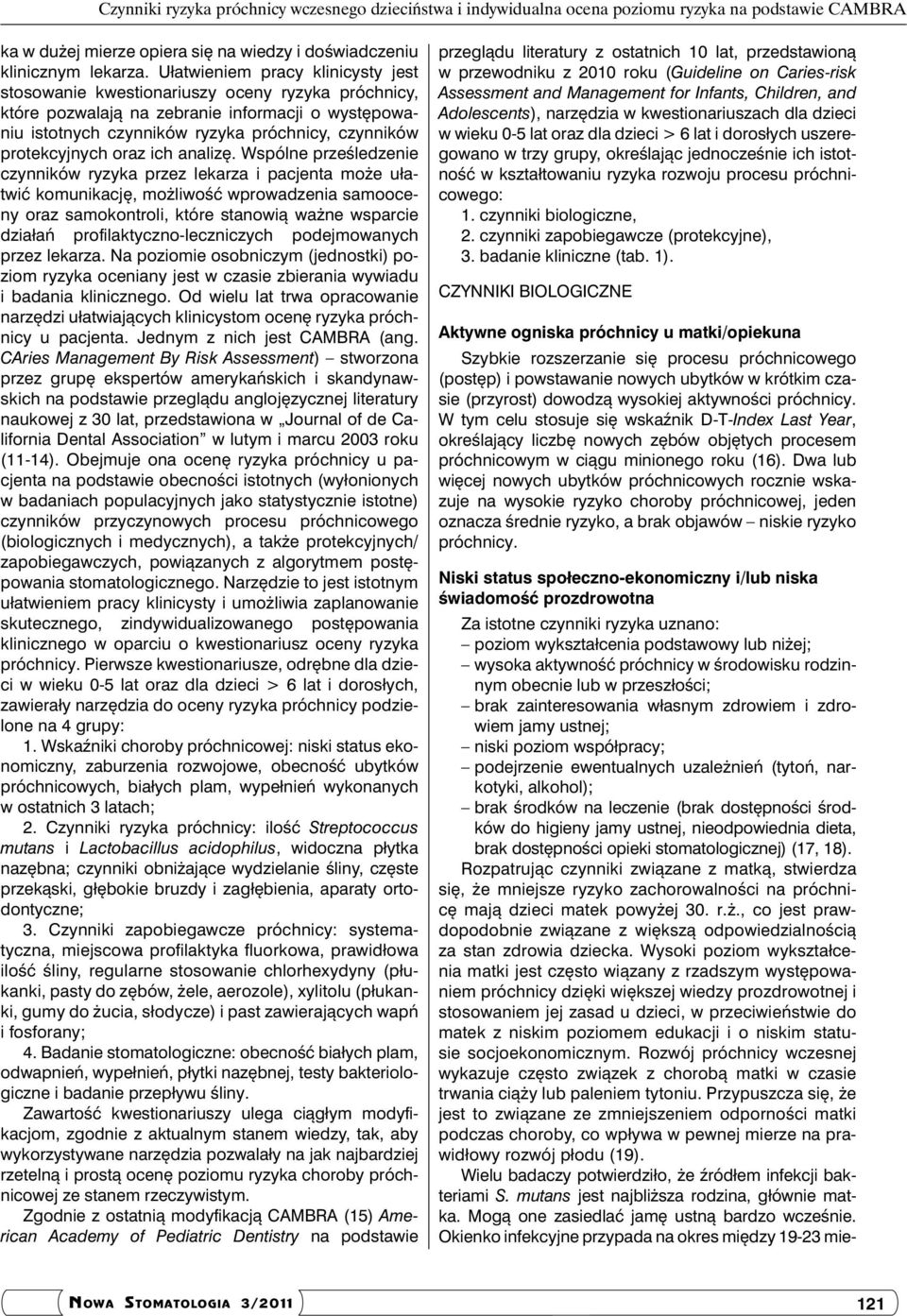 protekcyjnych oraz ich analizę.