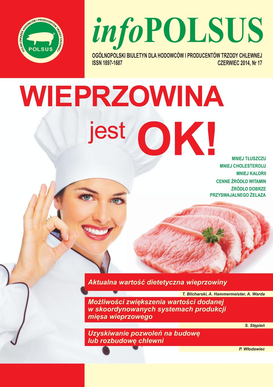 dietetyczna wieprzowiny T. Blicharski, A. Hammermeister, A.