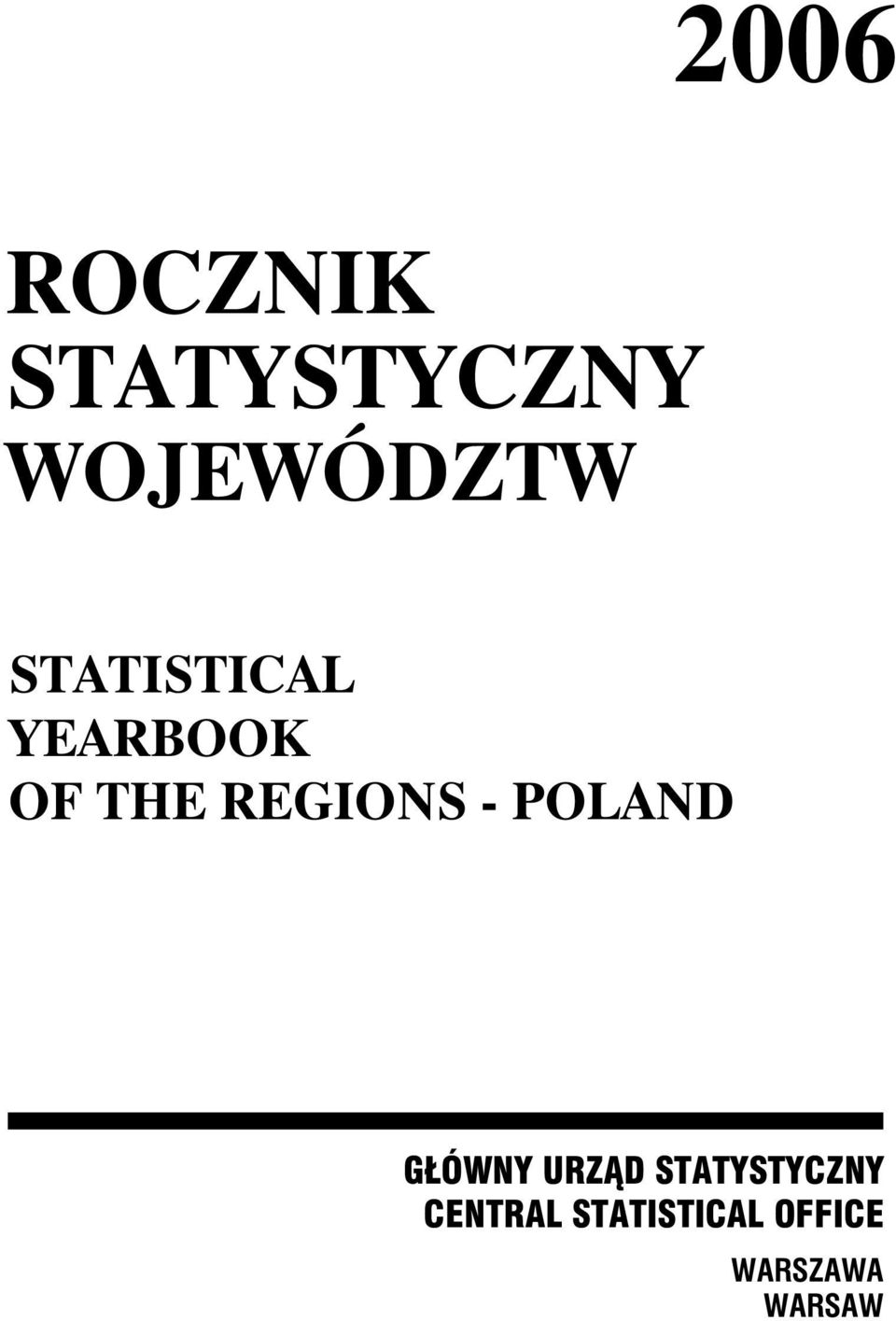 POLAND GŁÓWNY URZĄD STATYSTYCZNY