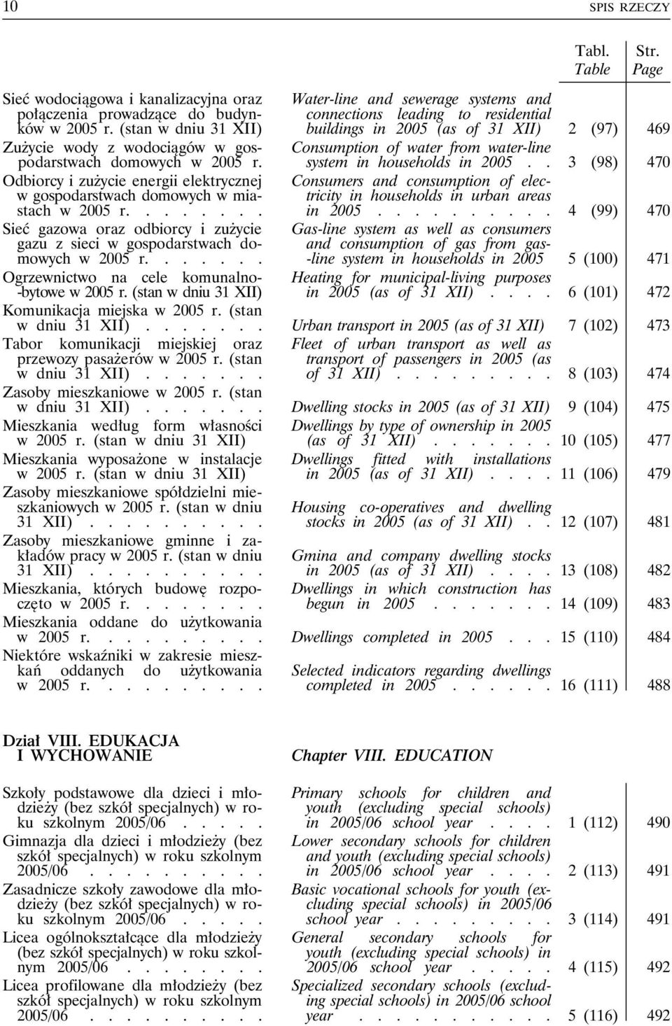 . 3 (98) 470 Odbiorcy i zużycie energii elektrycznej w gospodarstwach domowych w miastach Consumers and consumption of electricity in households in urban areas w 2005 r........ in 2005.