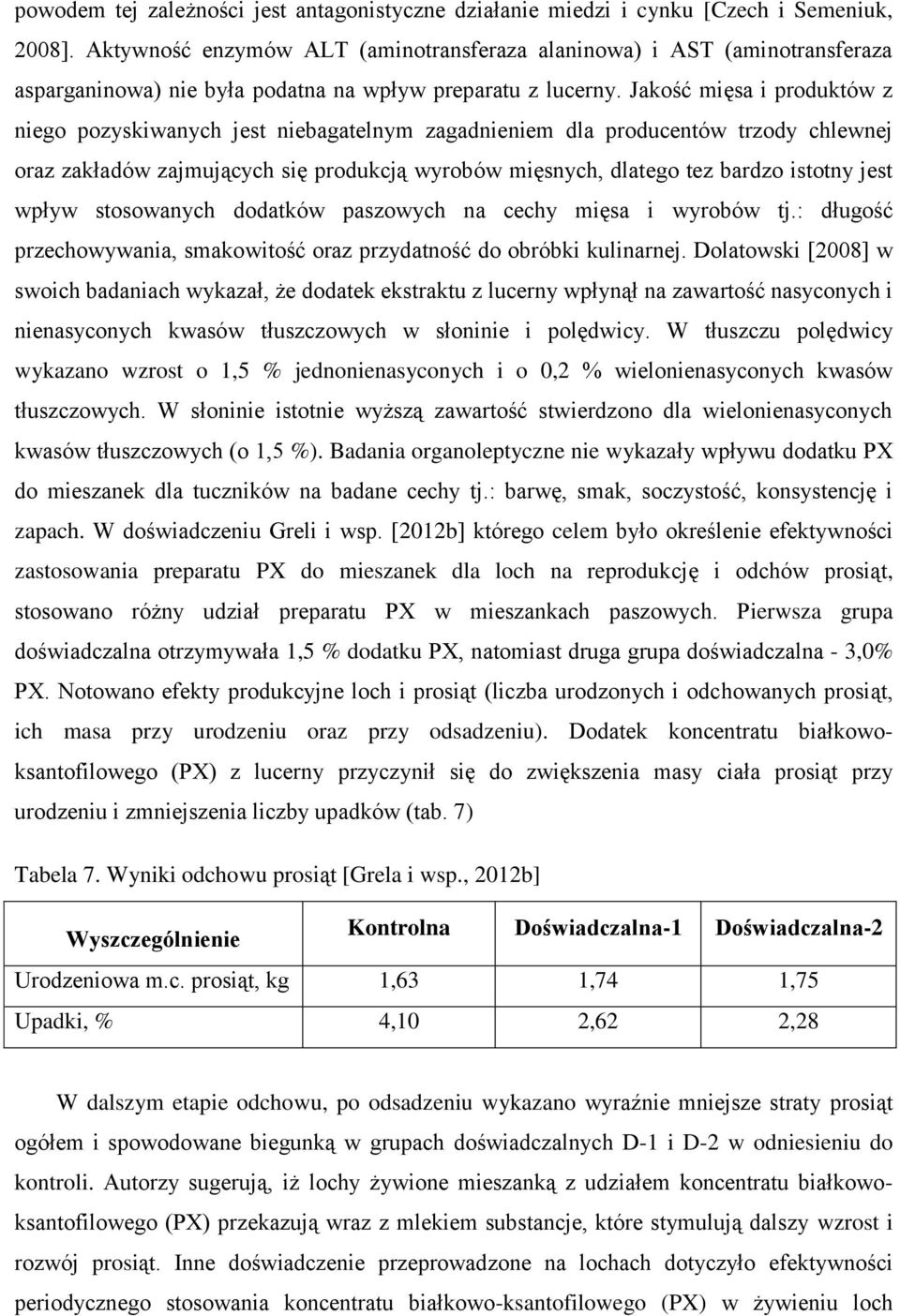 Efektywnosc Koncentratu Bialkowo Ksantofilowego Z Lucerny W Zywieniu Swin Krzysztof Pietrzak Eugeniusz R Grela Pdf Free Download