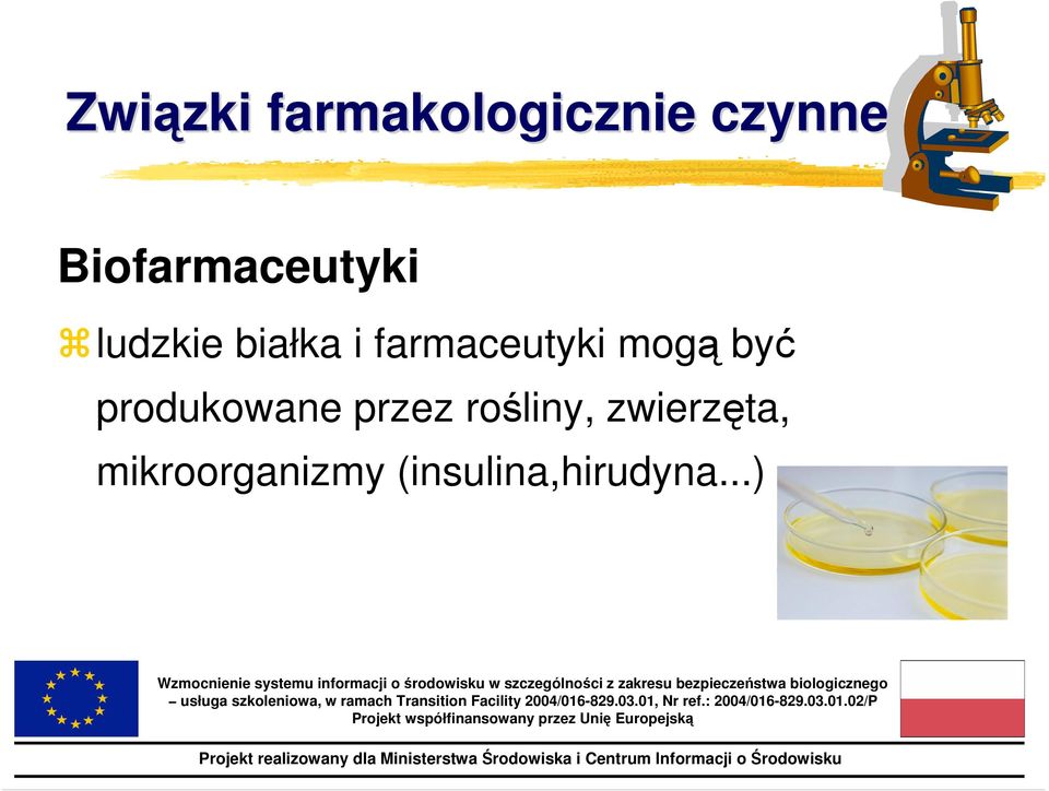 farmaceutyki mogą być produkowane przez