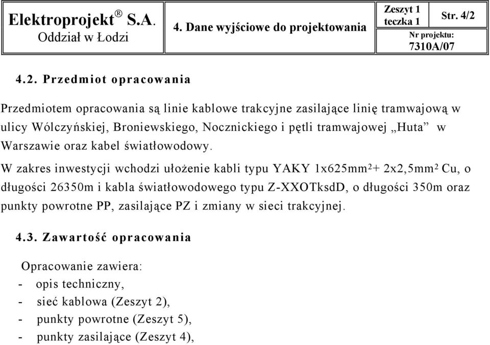 Huta w Warszawie oraz kabel wiatowodowy.