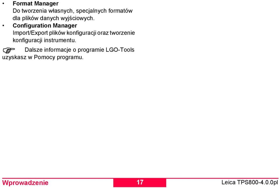 Configuration Manager Import/Export plików konfiguracji oraz