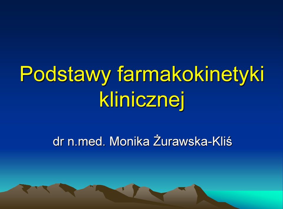 klinicznej dr n.