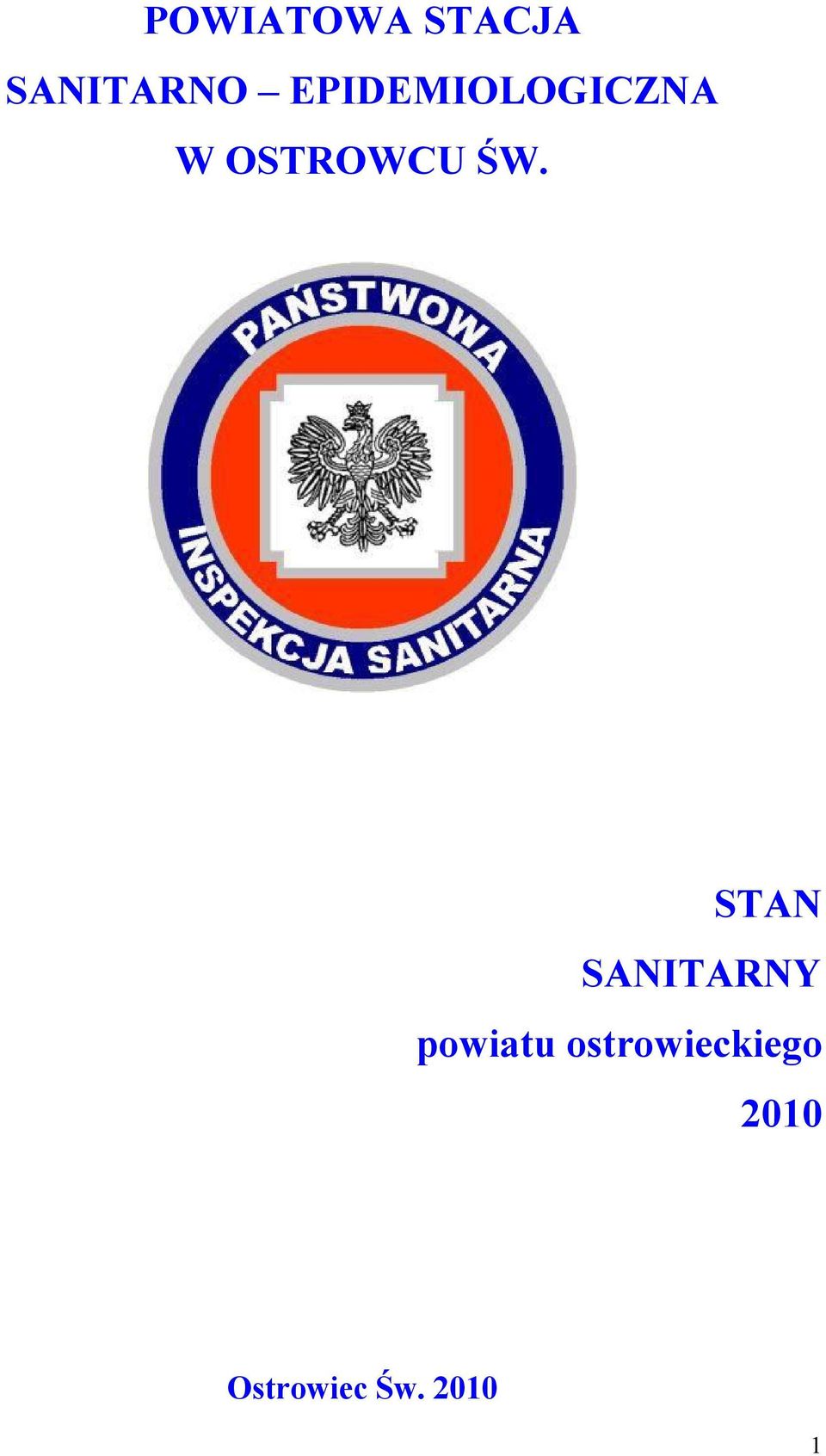 STAN SANITARNY powiatu