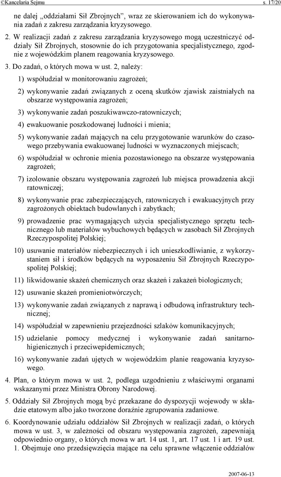 Do zadań, o których mowa w ust.