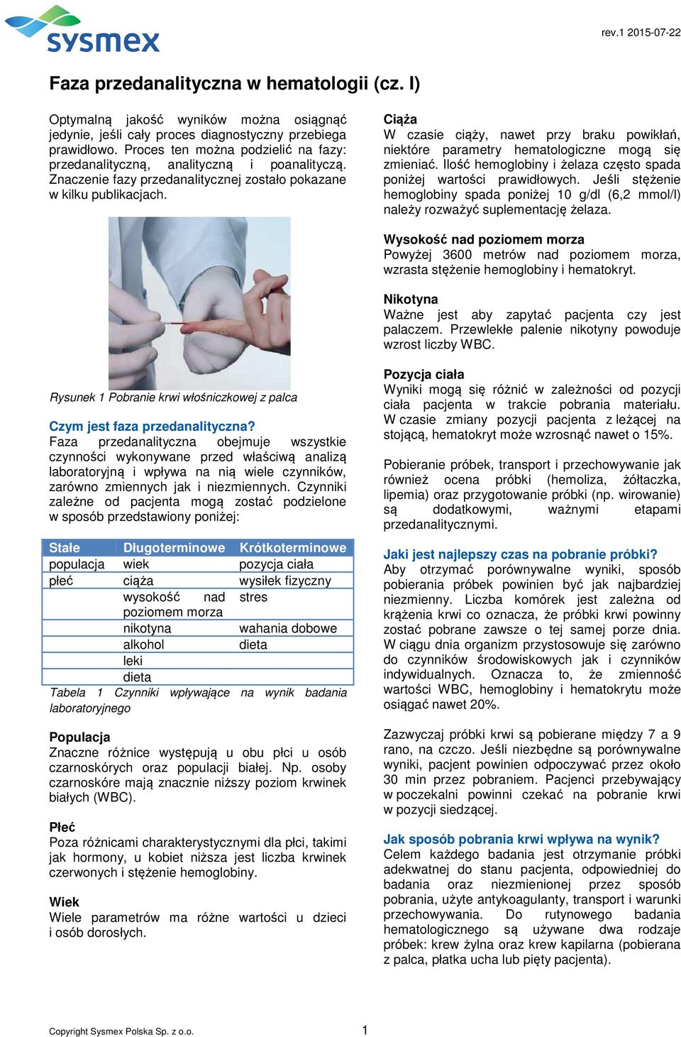 Faza przedanalityczna w hematologii (cz. I) - PDF Free Download