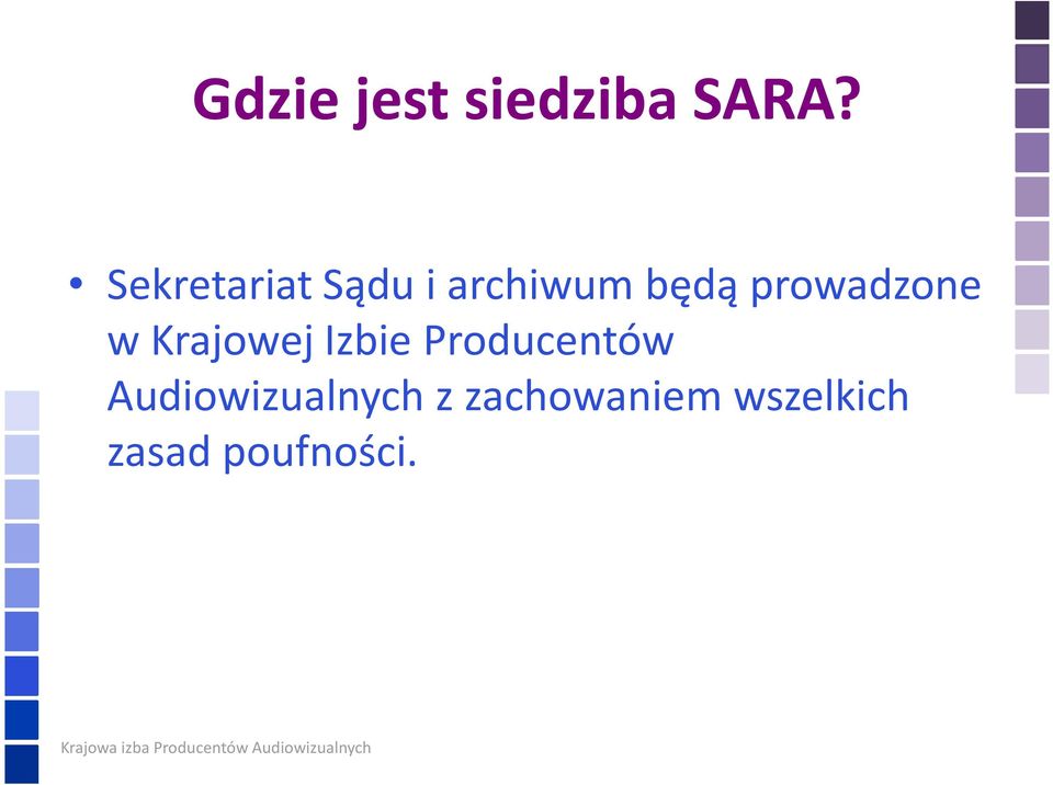 prowadzone w Krajowej Izbie