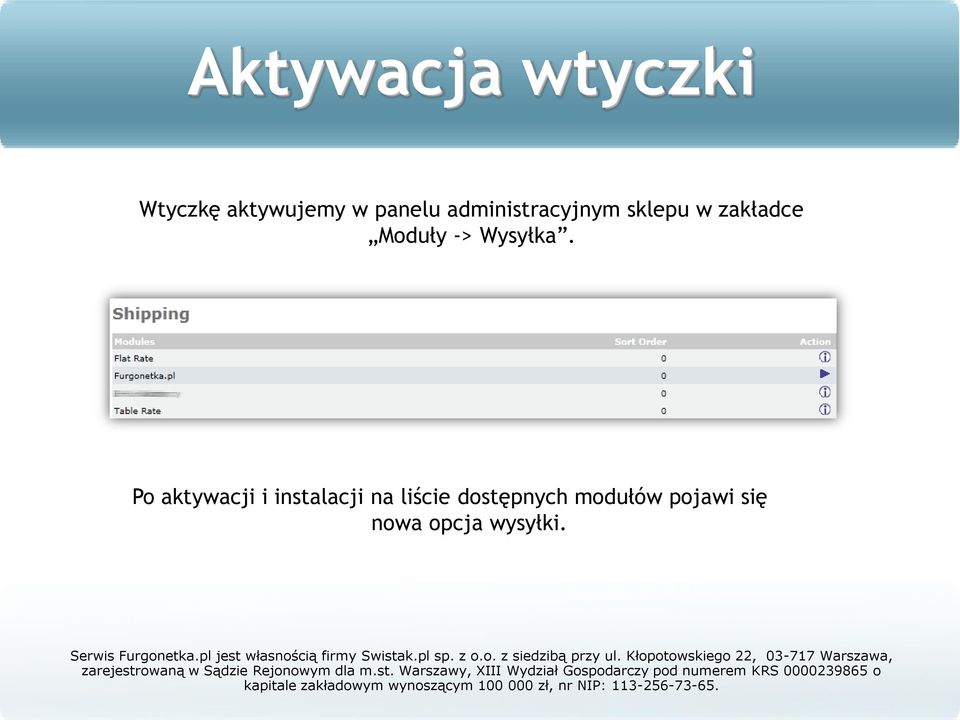 Wysyłka.