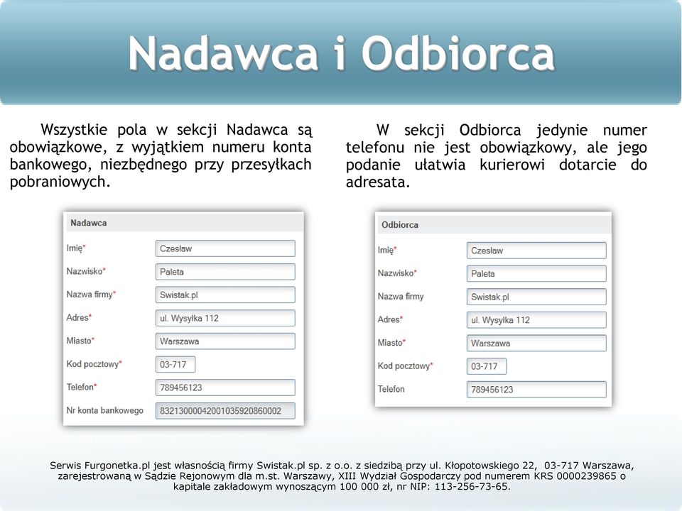 pobraniowych.