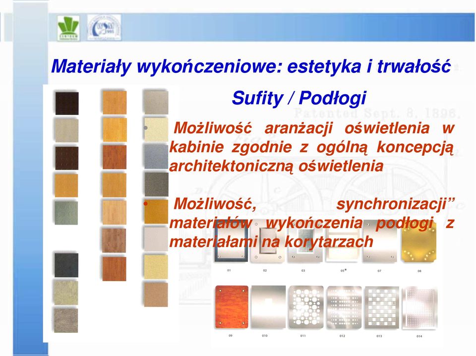 koncepcją architektoniczną oświetlenia Możliwość,