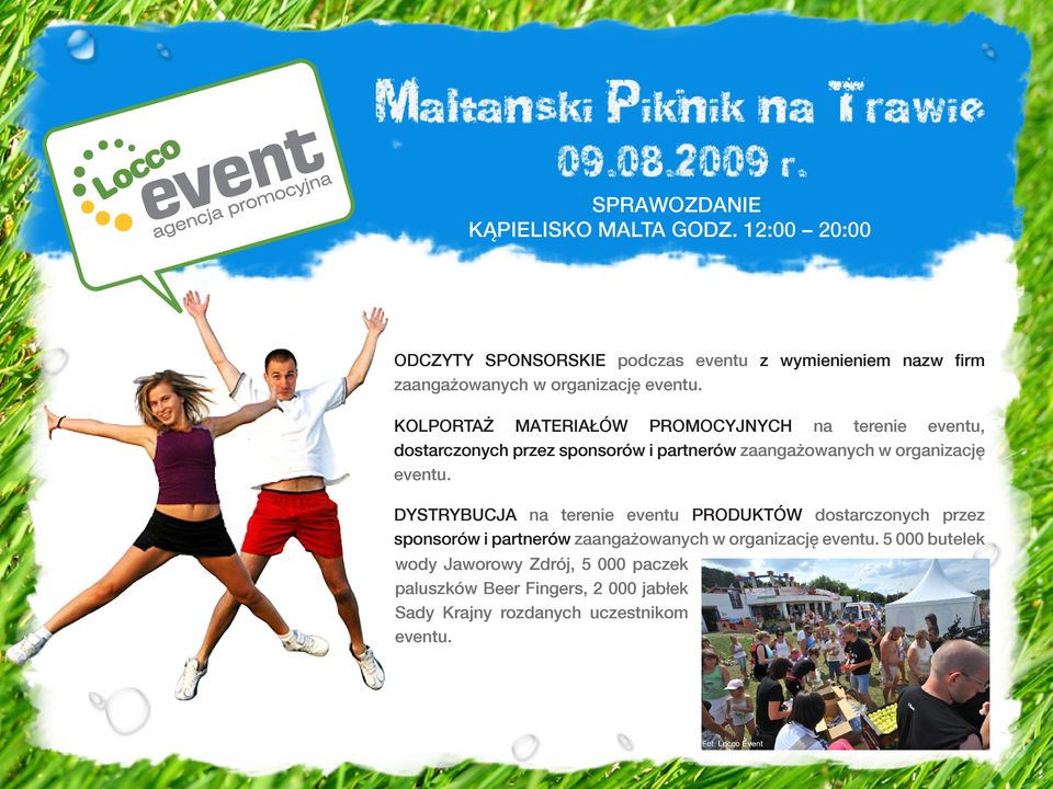 organizację eventu.