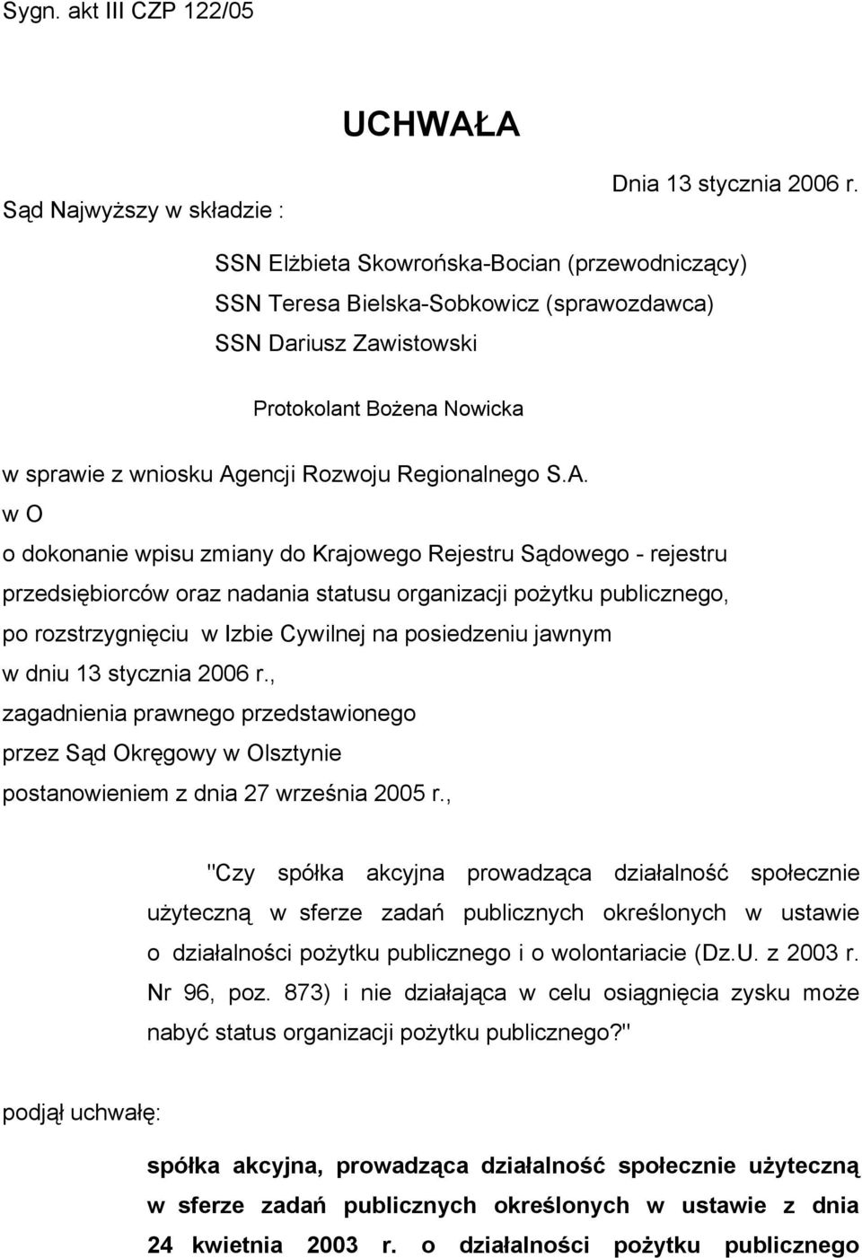 encji Rozwoju Regionalnego S.A.