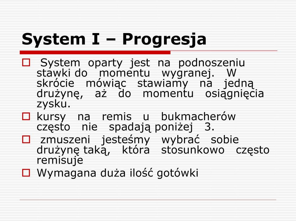 kursy na remis u bukmacherów często nie spadają poniżej 3.