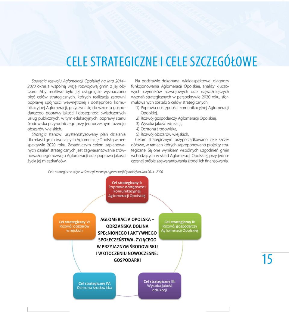 gospodarczego, poprawy jakości i dostępności świadczonych usług publicznych, w tym edukacyjnych, poprawy stanu środowiska przyrodniczego przy jednoczesnym rozwoju obszarów wiejskich.