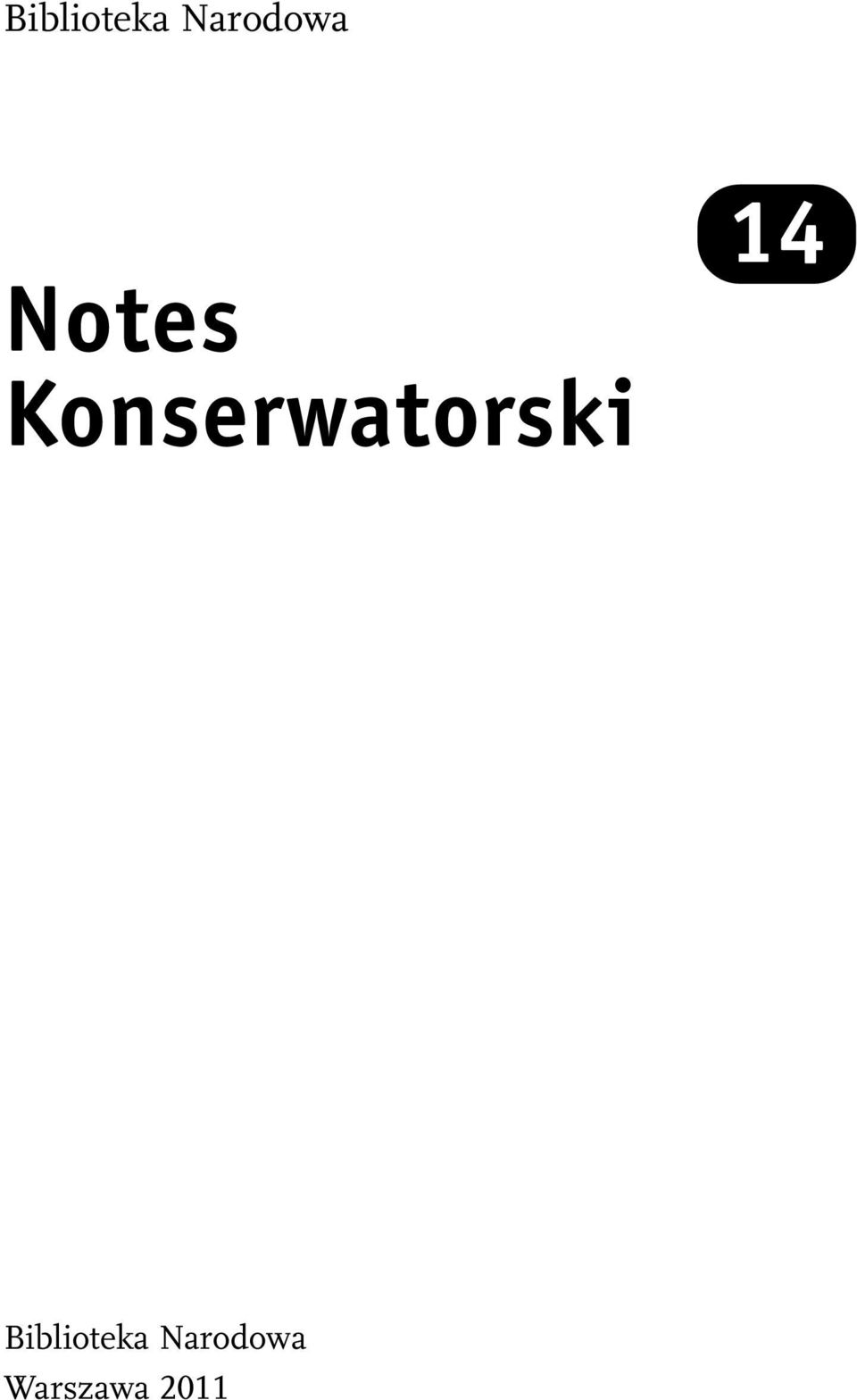 Konserwatorski 14 