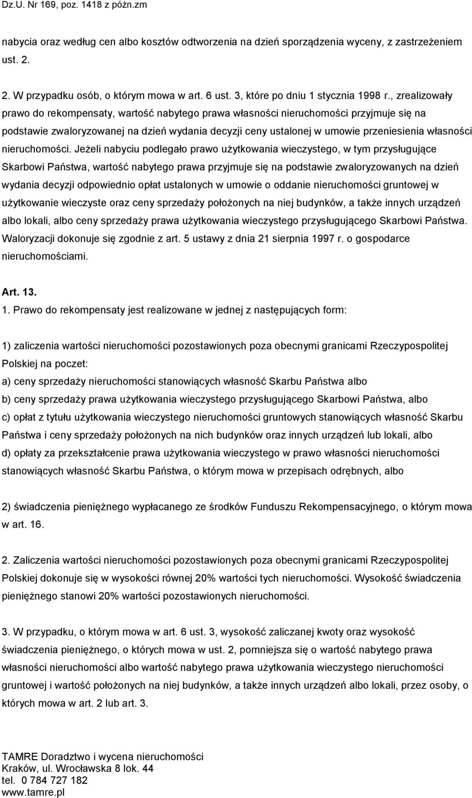 nieruchomości.