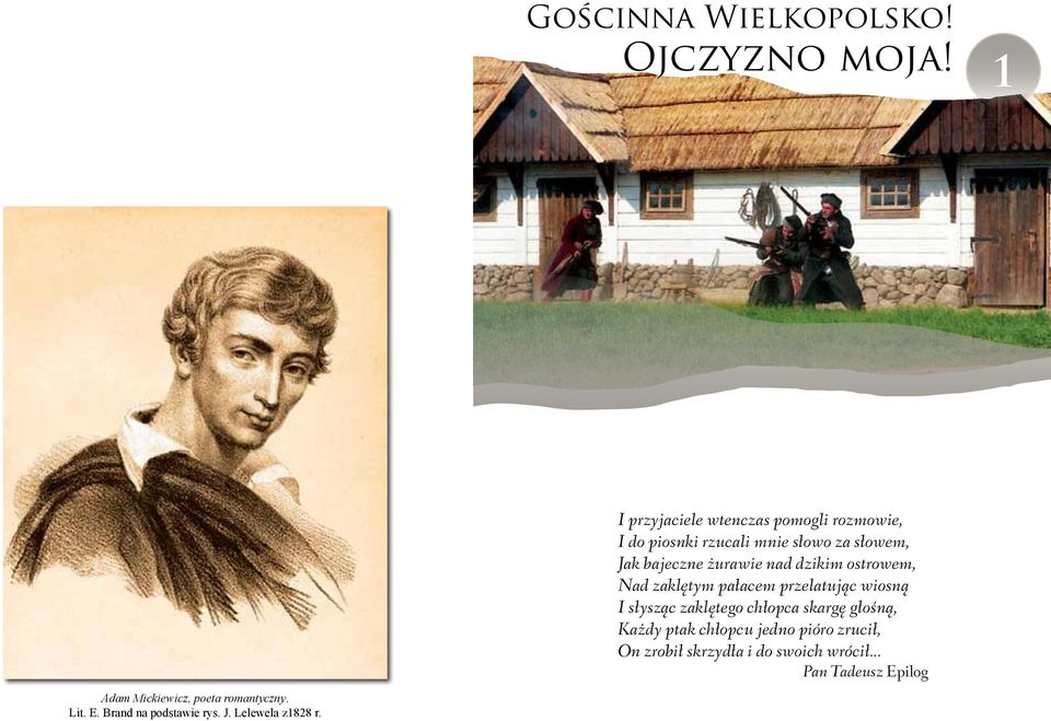 nad dzikim ostrowem, Nad zaklętym pałacem przelatując wiosną I słysząc zaklętego chłopca skargę głośną,