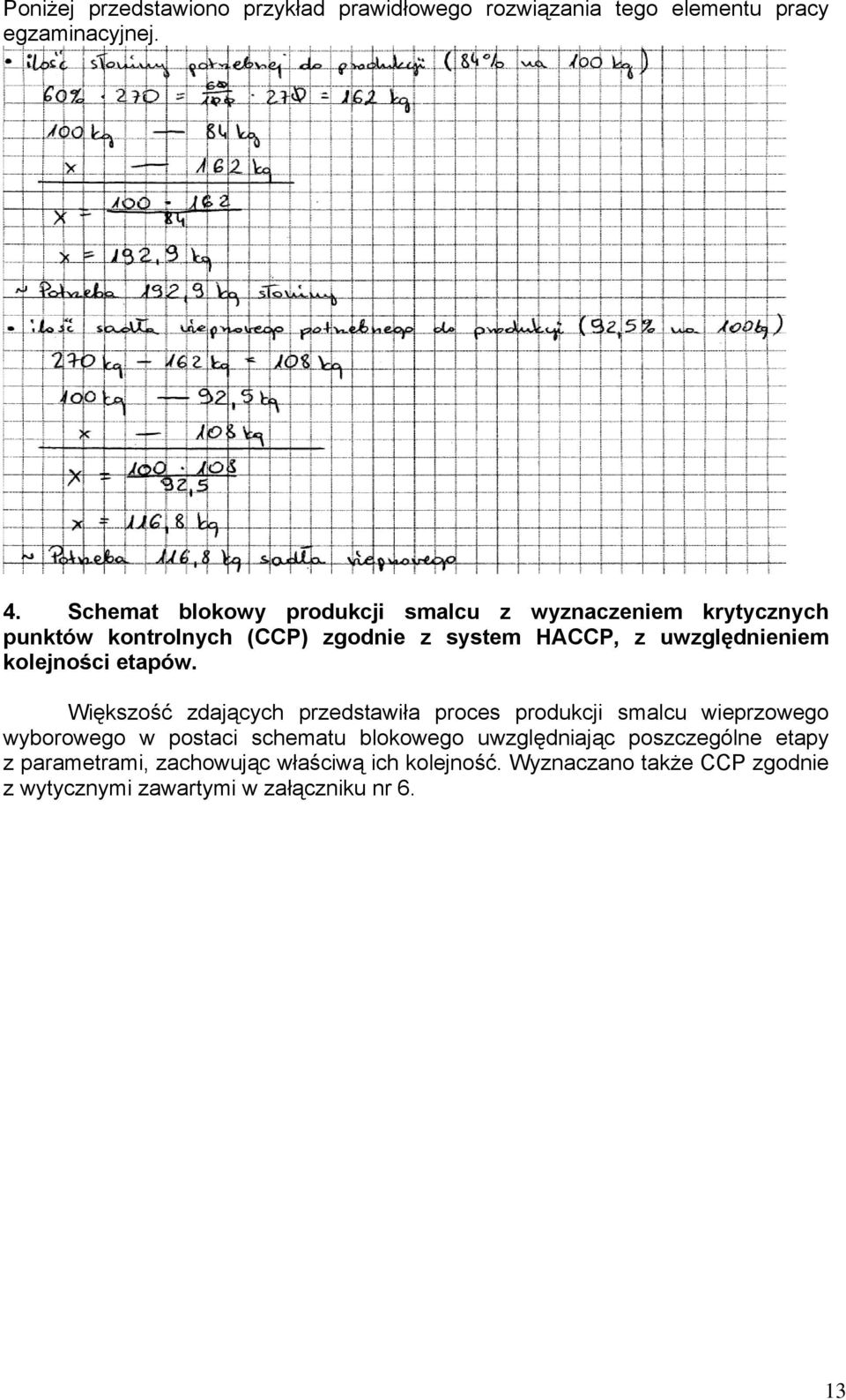 kolejności etapów.