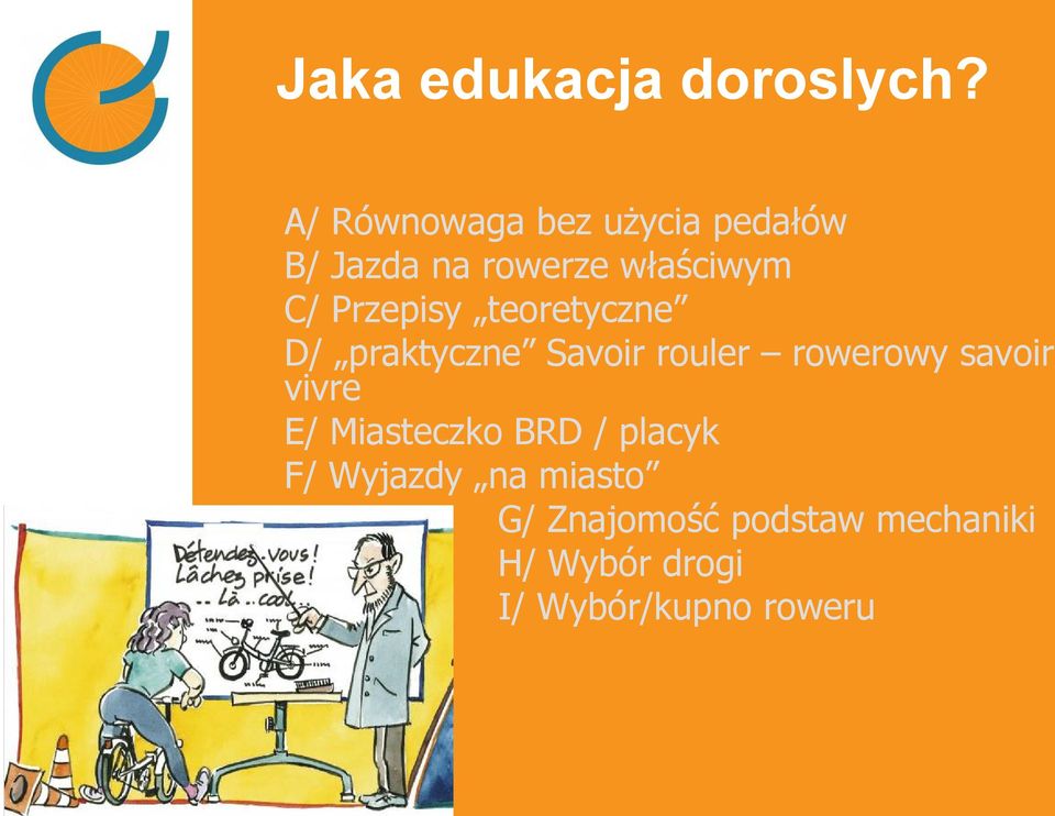 Przepisy teoretyczne D/ praktyczne Savoir rouler rowerowy savoir