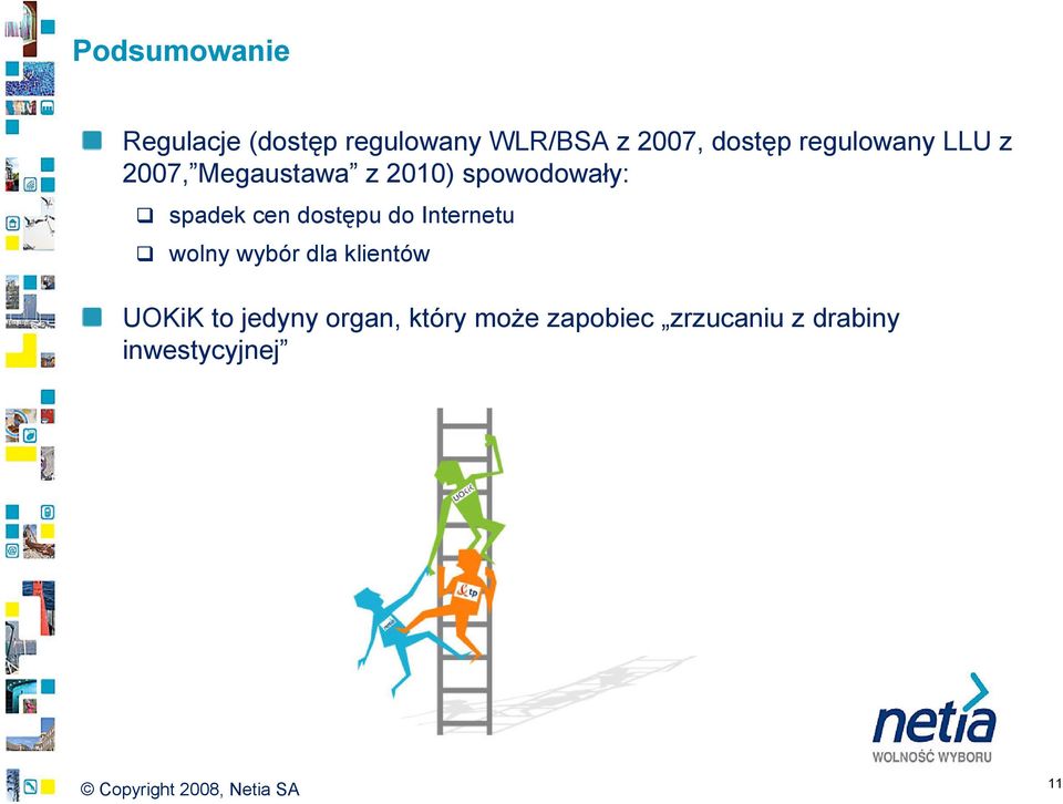 spadek cen dostępu do Internetu wolny wybór dla klientów UOKiK