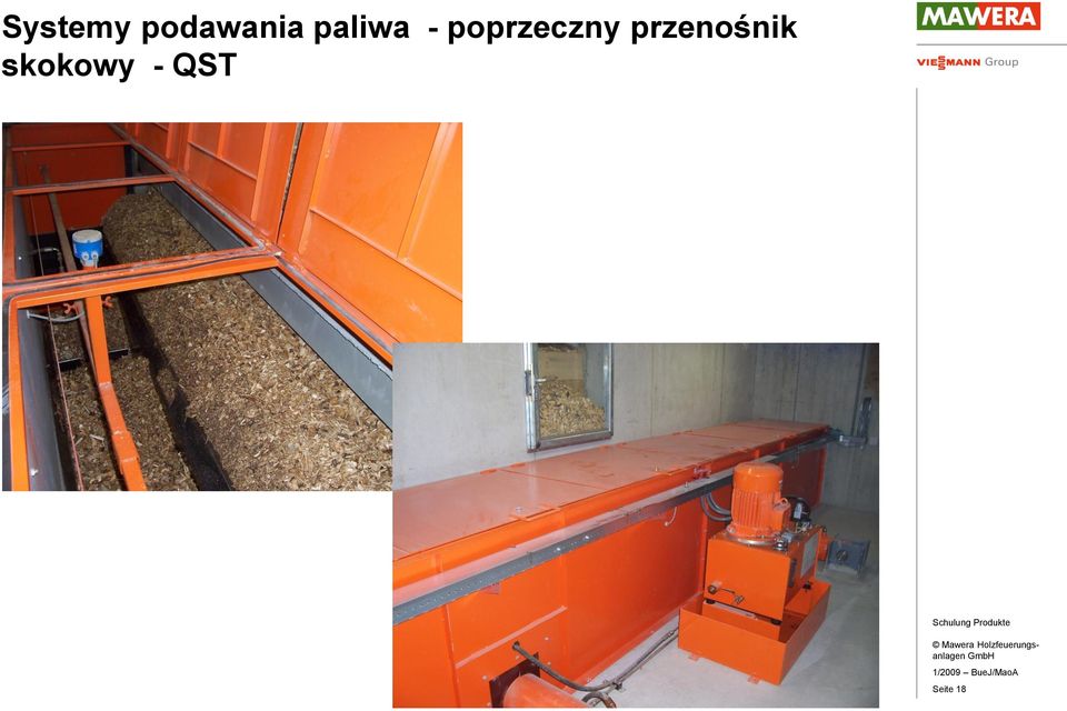 przenośnik skokowy