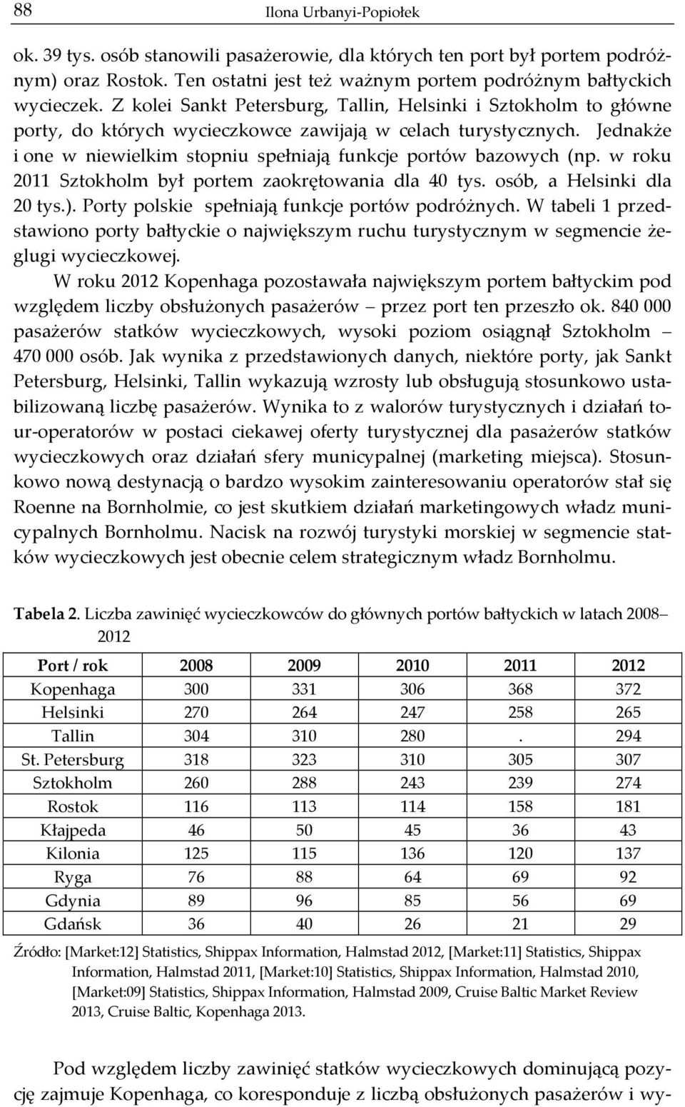 Jednakże i one w niewielkim stopniu spełniają funkcje portów bazowych (np. w roku 2011 Sztokholm był portem zaokrętowania dla 40 tys. osób, a Helsinki dla 20 tys.).