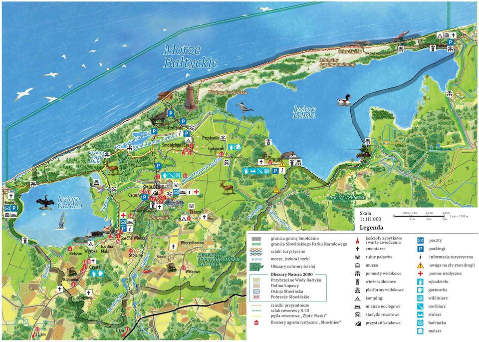 cz ni od Br nr 23 km km 12 ów cz yc ki Skl 1: 111 000 St ru m 1,0 km 1,1 km 0 1 cm 2,2 km 2,3 km 2 cm 3 cm 1 cm = 11 m Legend yk kościoły zbytkowe i wrte zwiedzeni poczty cmentrze prkingi morze,
