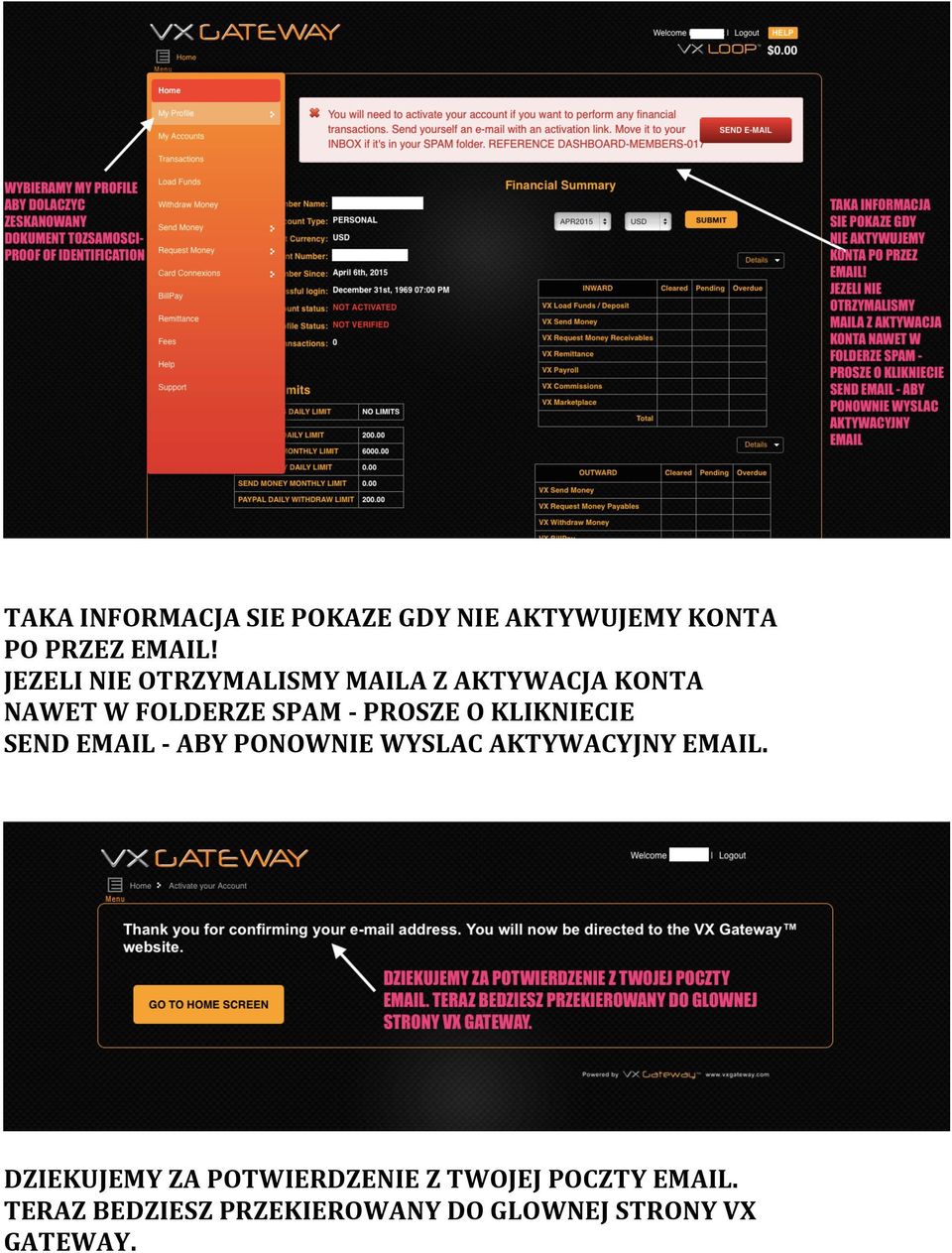 KLIKNIECIE SEND EMAIL - ABY PONOWNIE WYSLAC AKTYWACYJNY EMAIL.