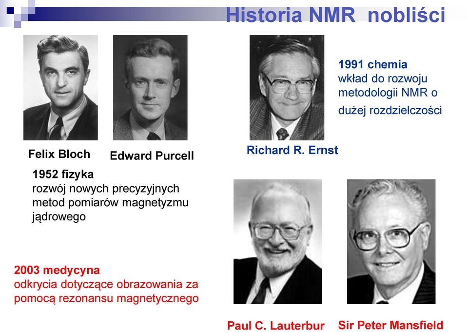 metod pomiarów magnetyzmu jądrowego Richard R.