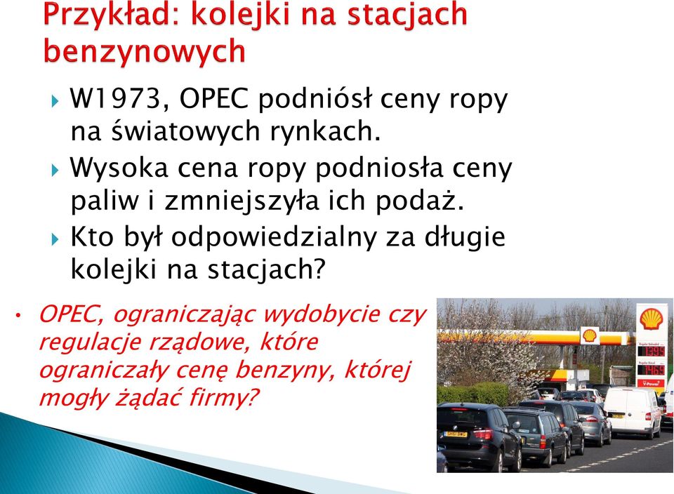 Kto był odpowiedzialny za długie kolejki na stacjach?