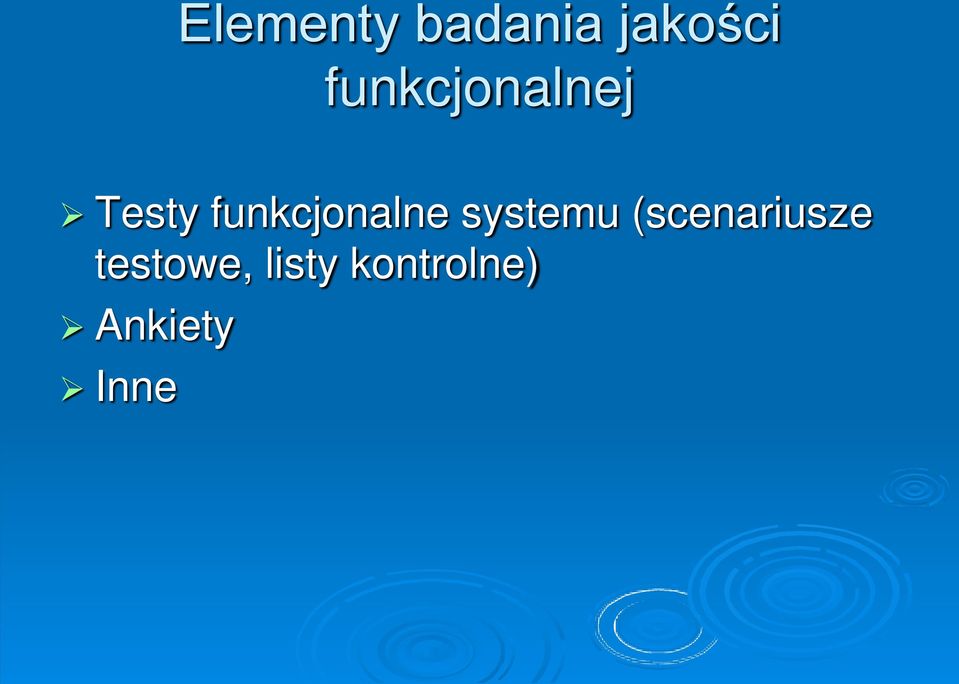 funkcjonalne systemu