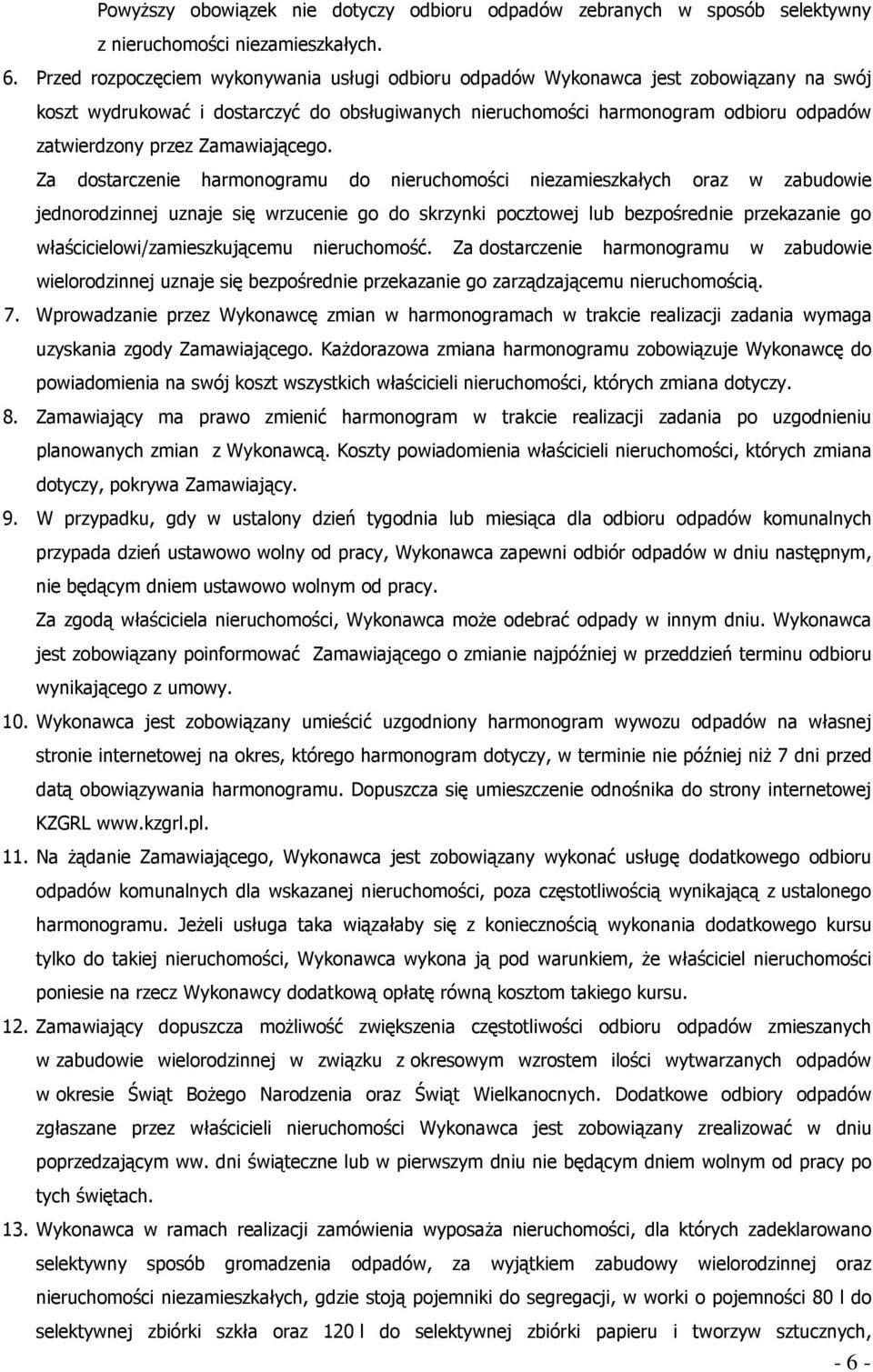 Zamawiającego.