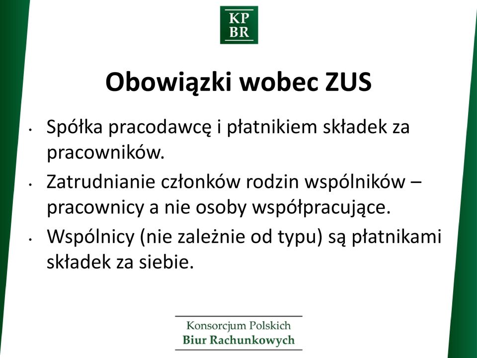 Zatrudnianie członków rodzin wspólników pracownicy a