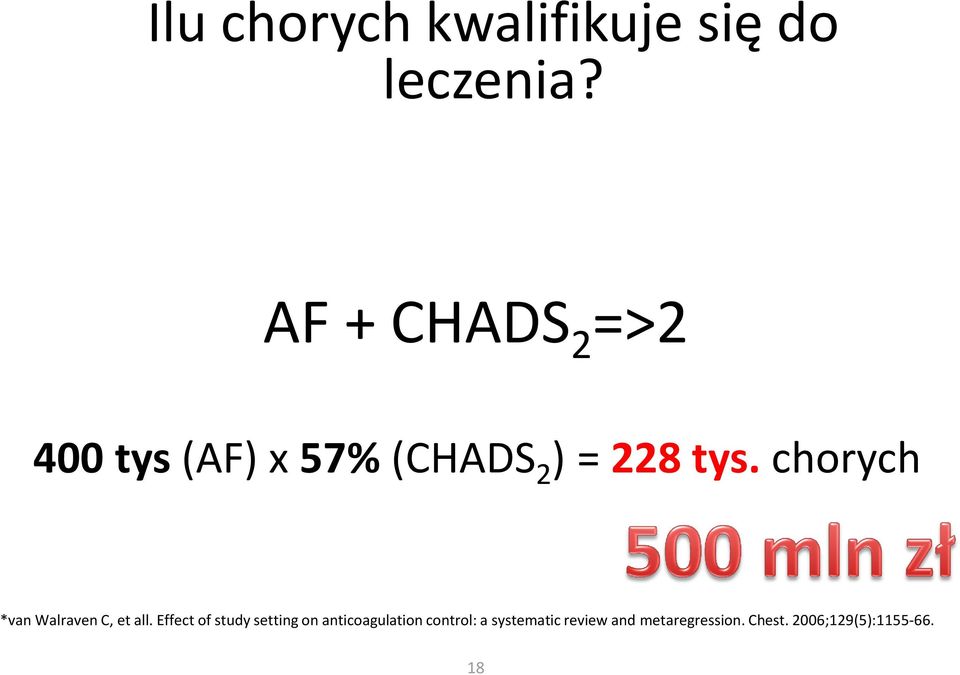 chorych *van Walraven C, et all.