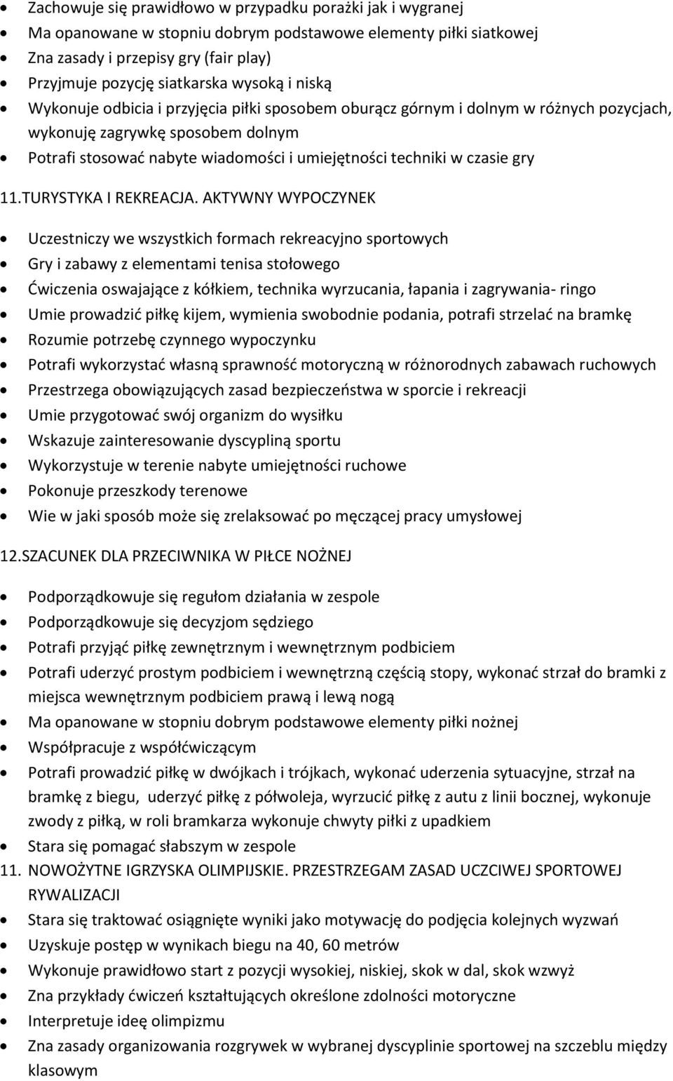 gry 11.TURYSTYKA I REKREACJA.