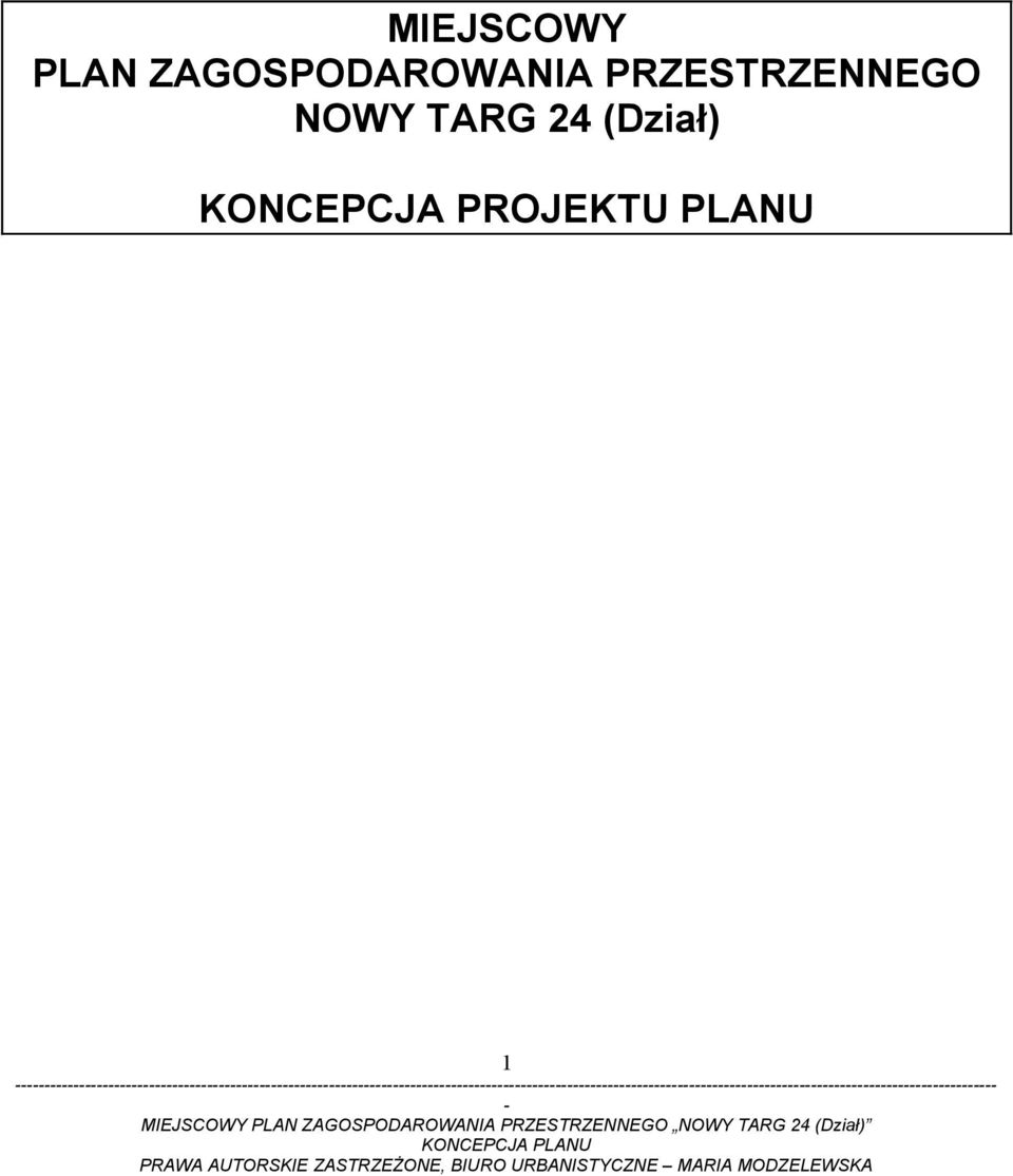 PRZESTRZENNEGO NOWY
