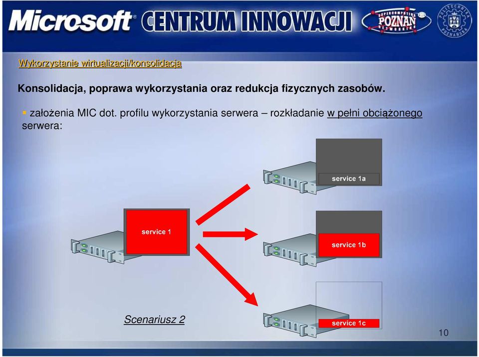 fizycznych zasobów. załoŝenia MIC dot.