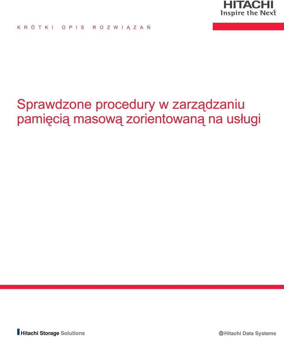 zarządzaniu pamięcią masową