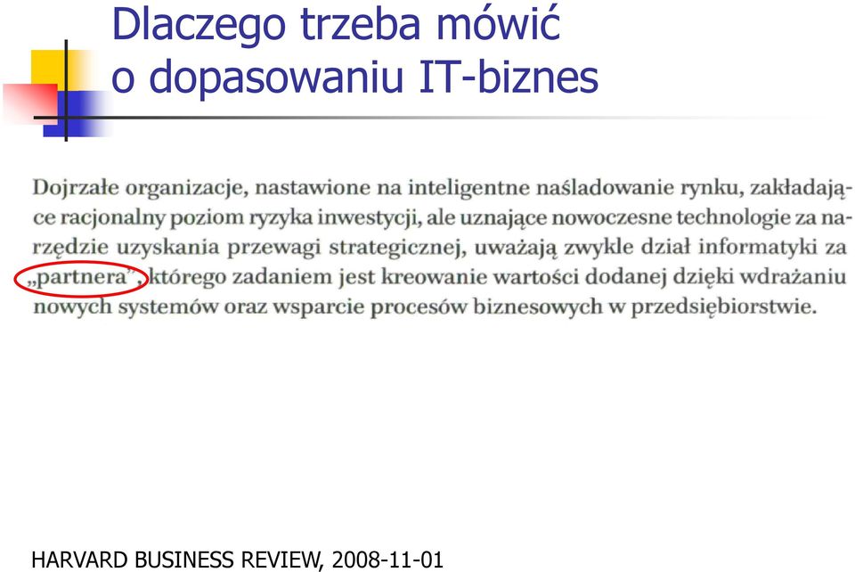 IT-biznes HARVARD