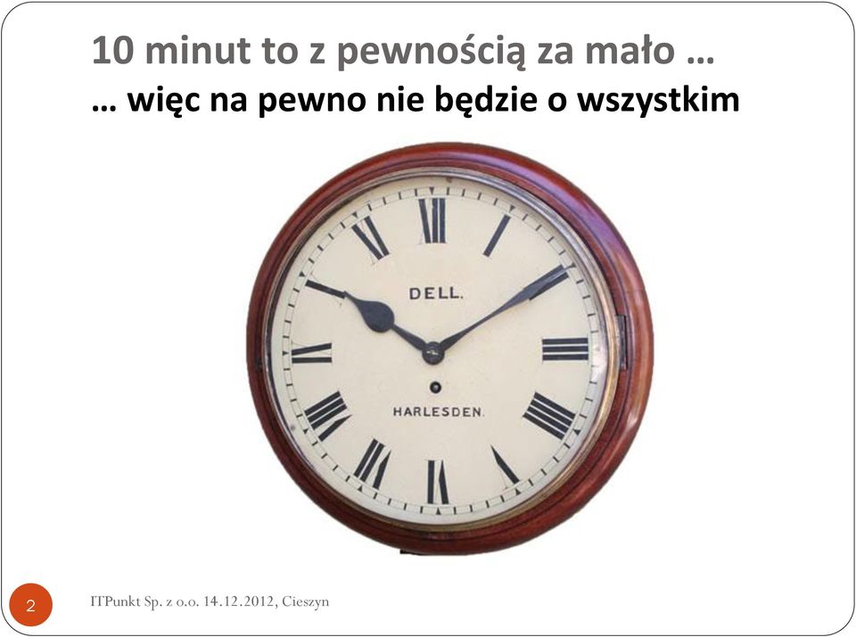 więc na pewno nie