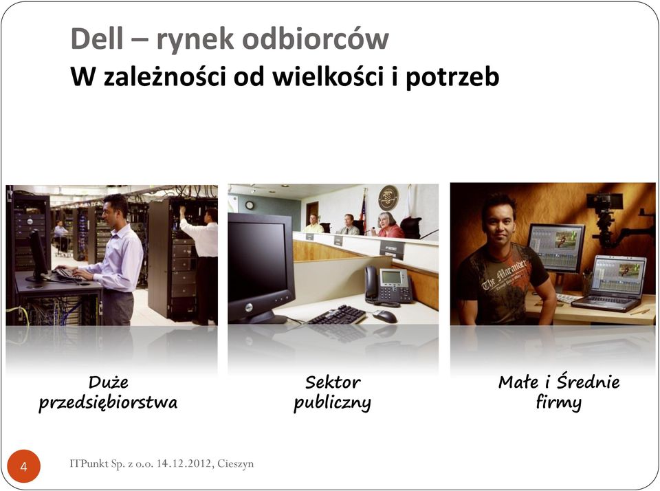 potrzeb Duże przedsiębiorstwa