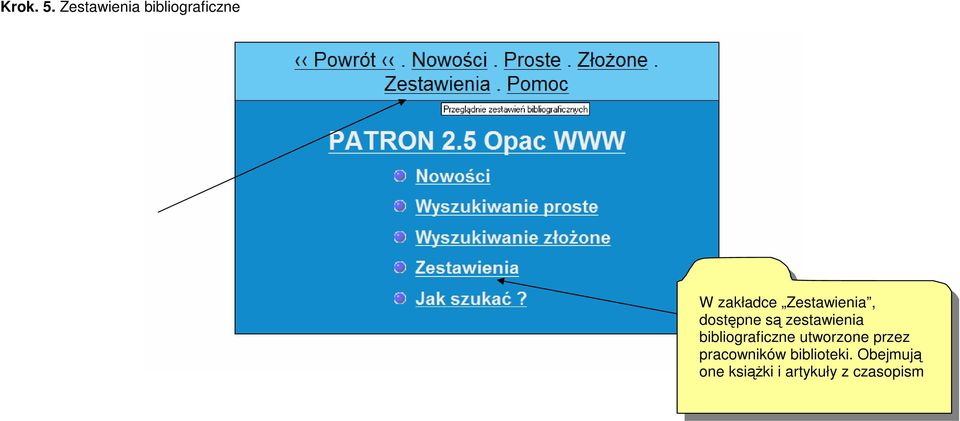 Zestawienia, dostępne są zestawienia