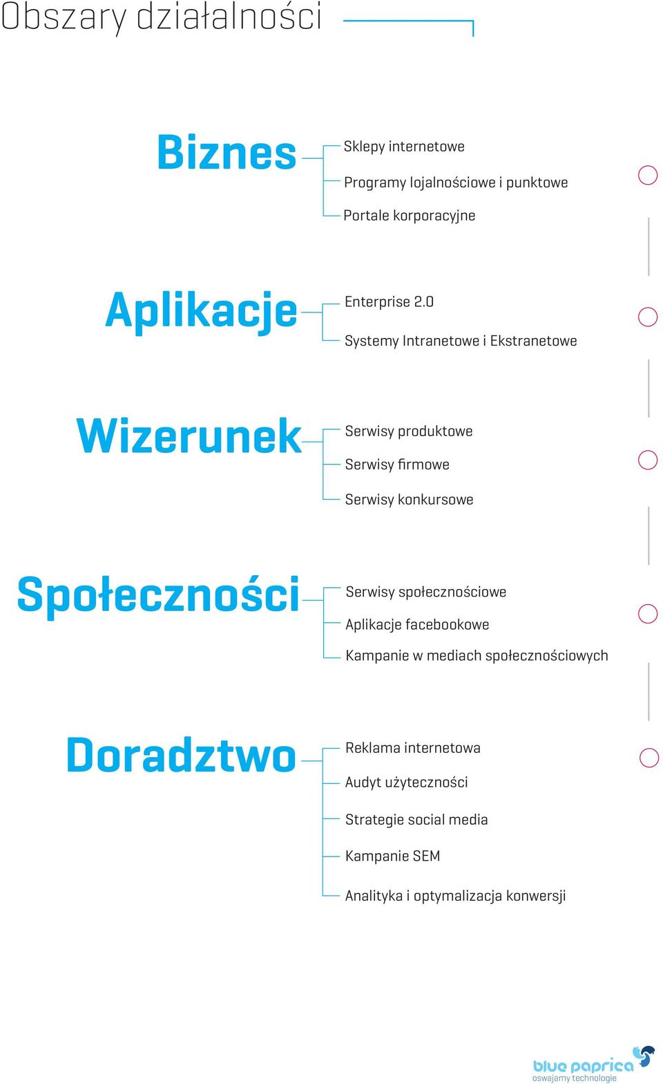 0 Systemy Intranetowe i Ekstranetowe Wizerunek Serwisy produktowe Serwisy firmowe Serwisy konkursowe