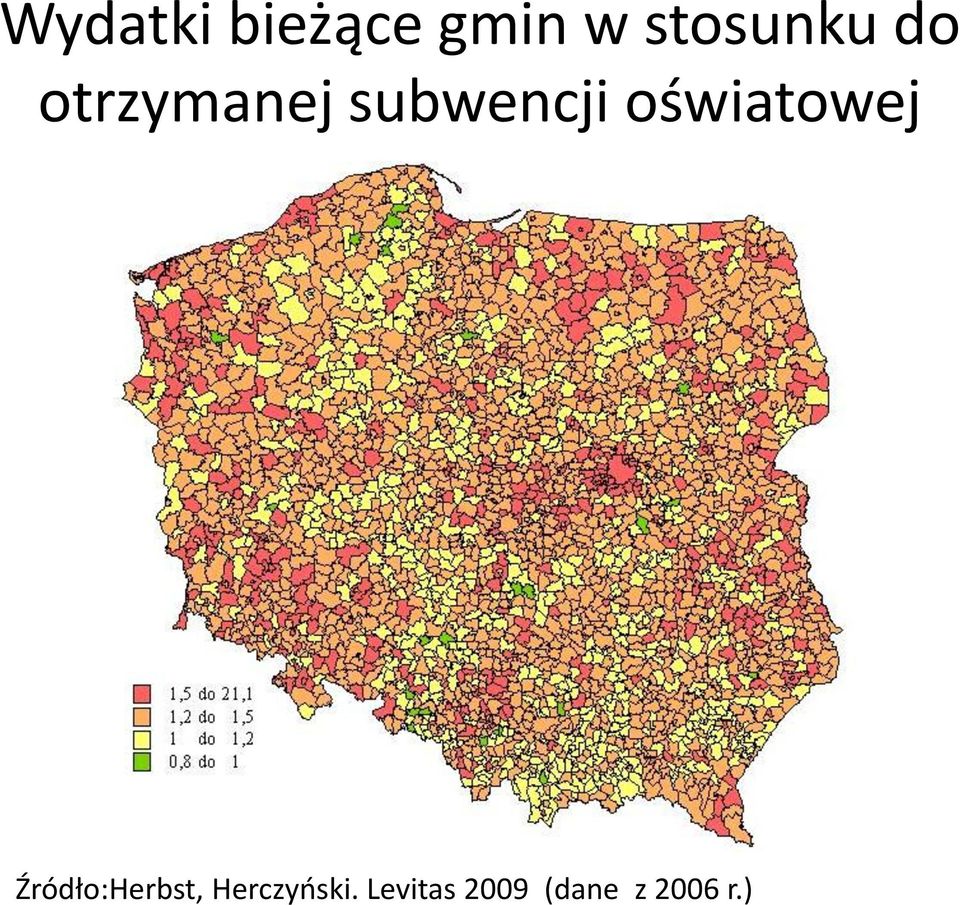 ) Wydatki bieżące gmin w