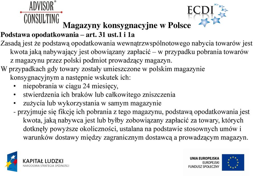 prowadzący magazyn.
