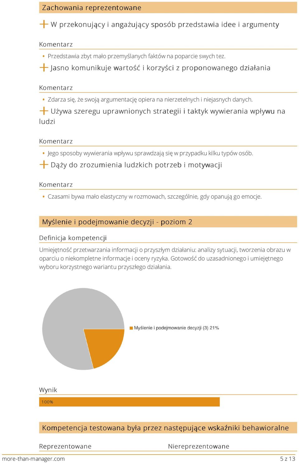 Używa szeregu uprawnionych strategii i taktyk wywierania wpływu na Jego sposoby wywierania wpływu sprawdzają się w przypadku kilku typów osób.